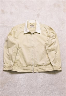 Vintage 90s Caterpillar Beige Worker Jacket 