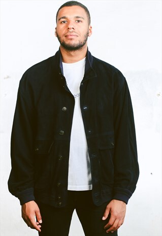 VINTAGE SUEDE BOMBER JACKET