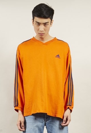 adidas orange sweater