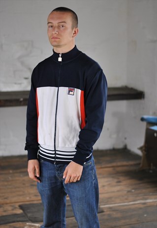 80S FILA TRACK TOP MADE IN ITALY