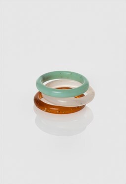 "Pistachio Dream" Rings Set