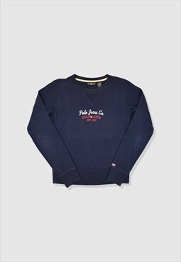Vintage 90s Ralph Lauren Polo Jeans Co. Sweatshirt Navy Blue