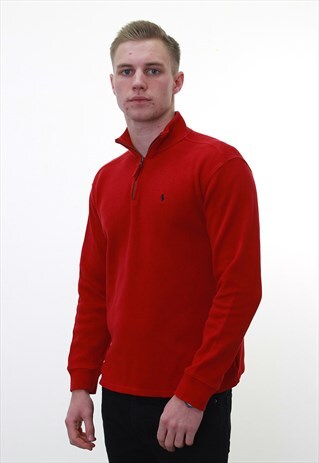 VINTAGE RALPH LAUREN 1/4 ZIP SWEATER