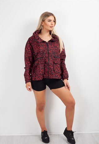 RED LEOPARD PRINT FESTIVAL JACKET