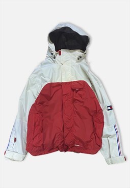 Vintage Tommy Hilfiger Raincoat : Red / Cream