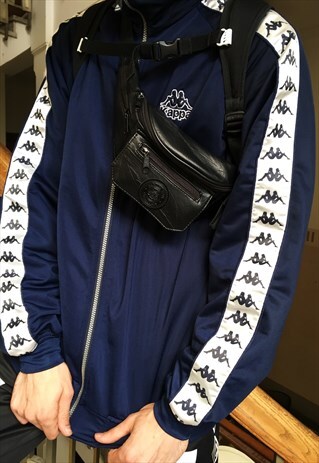 VINTAGE 90S NAVY BLUE CLASSIC KAPPA TRACK JACKET