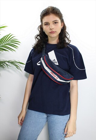 BLUE ADIDAS BUM BAG