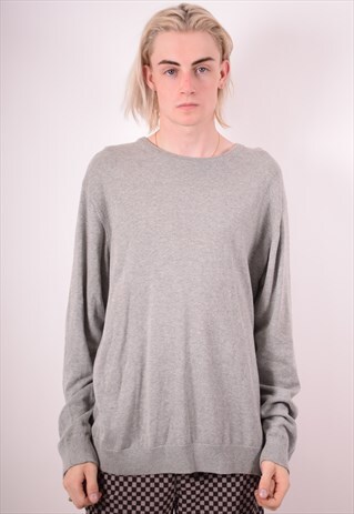 CARHARTT MENS VINTAGE JUMPER SWEATER XXL GREY 90S