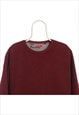 VINTAGE 90'S IZOD SWEATSHIRT CREWNECK COTTON BURGUNDY