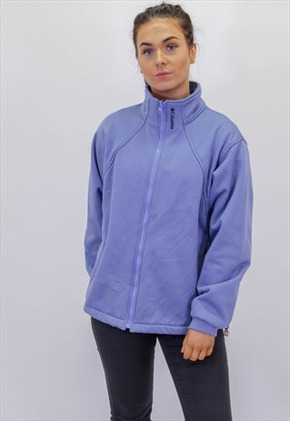 VINTAGE COLUMBIA BLUE FLEECE IN XL