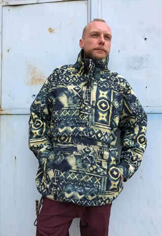 VINTAGE 90' OLDSCHOOL COOL UNISEX ANORAK JACKET