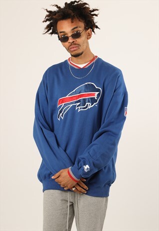 VINTAGE STARTER NFL EMBROIDERED SWEATSHIRT