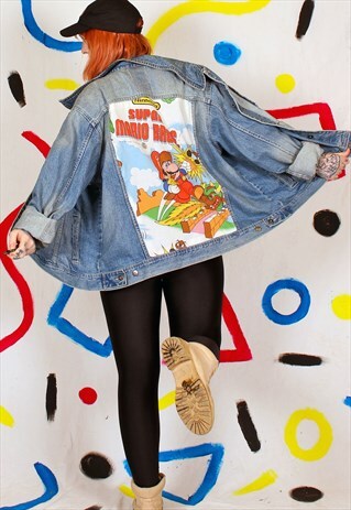SUPERMARIO OVERSIZED VINTAGE DENIM JACKET