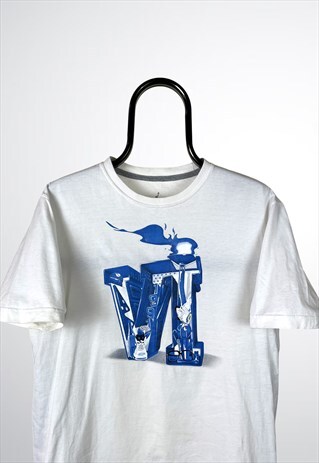 VINTAGE NIKE AIR JORDAN 1991 T-SHIRT WHITE MEDIUM