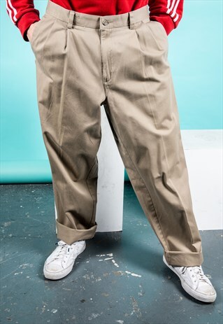 VINTAGE DOCKERS TROUSERS IN BEIGE