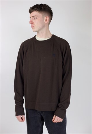 VINTAGE TIMBERLAND BROWN LIGHT JUMPER