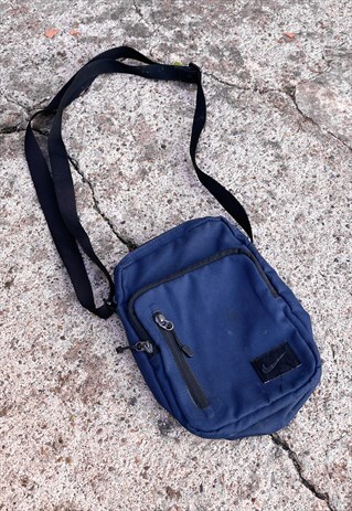 VINTAGE NIKE 90S SHOTTA MESSENGER BAG BLUE