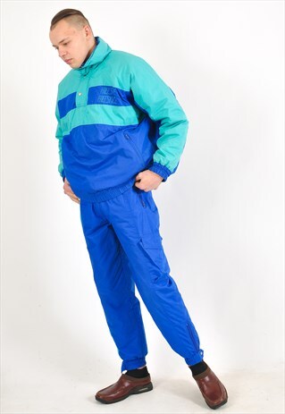 VINTAGE 90'S LINNED TRACKSUIT JUMPSUIT