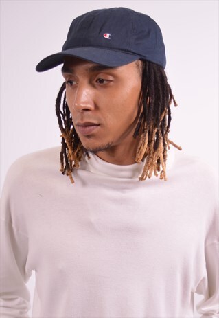 VINTAGE CHAMPION CAP NAVY BLUE