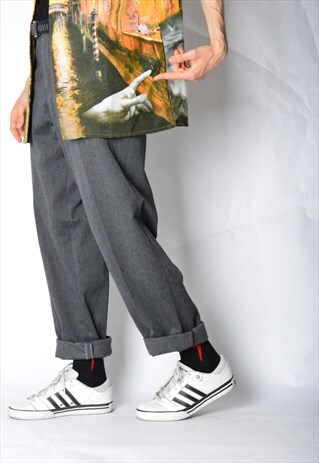 VINTAGE 90S GREY PANTS NEW WITH TAGS