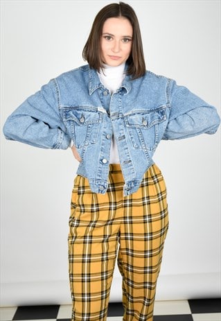 VINTAGE GUESS CROPPED DENIM JACKET