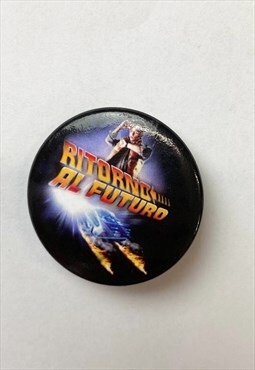 Vintage 90s Back to the Future italian pin 