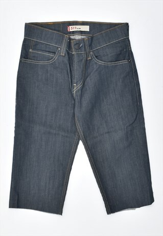 VINTAGE 00'S Y2K LEVIS DENIM SHORTS BLUE