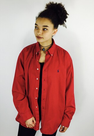 RALPH LAUREN THICK COTTON SHIRT
