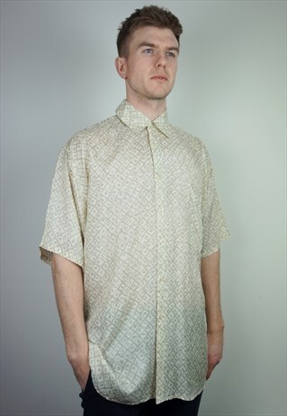PURE SILK PATTERNED SHIRT