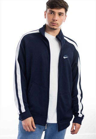 VINTAGE NIKE LOGO TRACK JACKET 90S XL 21