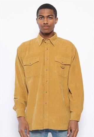 VINTAGE CORDUROY SHIRT YELLOW