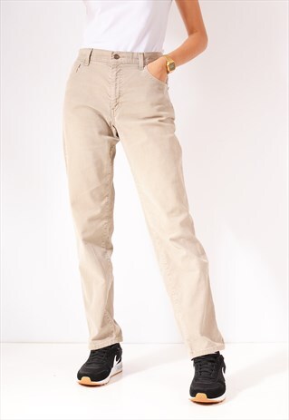 VINTAGE LEVI'S 550 STRAIGHT JEANS BEIGE