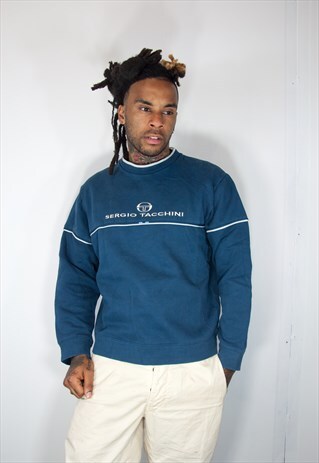 SERGIO TACCHINI EMBROIDED VINTAGE SWEATSHIRT