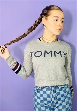 Vintage 90s Tommy Hilfiger Spellout Sweatshirt