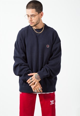 VINTAGE 80S TOMMY HILFIGER KNIT JUMPER / S555