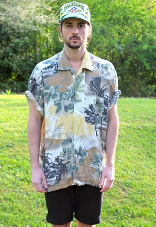 VINTAGE 90S HAWAIIAN USA SHIRT - XXL - FESTIVAL RETRO