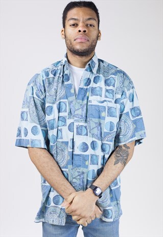 VINTAGE 90S PATTERNED SHIRT