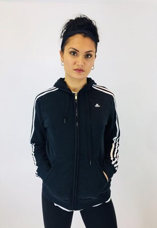 VINTAGE ADIDAS 3 STRIPE CLASSIC HOODIE