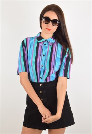 VINTAGE FESTIVAL SHIRT STRIPES 90'S (1165)