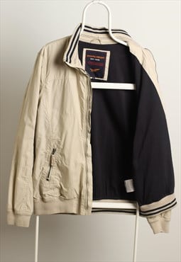 Vintage Chaps Polo Ralph Lauren Denim 89 Jacket Beige Size L