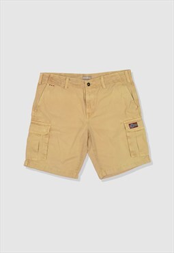 Vintage 90s Napapijri Cargo Shorts in Cream