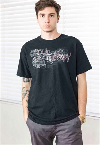 VINTAGE HARLEY-DAVIDSON T-SHIRT LOGO 90S L 8.3
