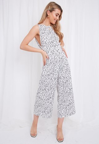 JOJO JUMPSUIT - WHITE DALMATION