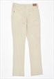 VINTAGE 90'S PEPE JEANS TROUSERS BEIGE