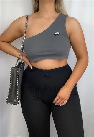 nike one shoulder top