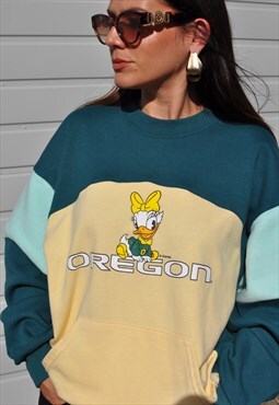 Y2K vintage reworked Champion Disney Daisy Oregon sweatshirt