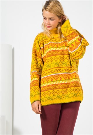 VINTAGE 80S KNIT JUMPER / S0042