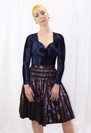 80S TAFFETA PARTY SKIRT