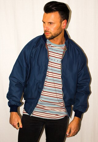 VINTAGE BLUE HARRINGTON JACKET
