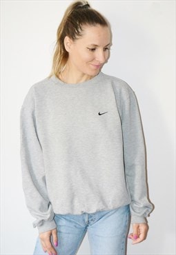 Vintage 90s NIKE Embroidered Logo Sweatshirt made in Greece